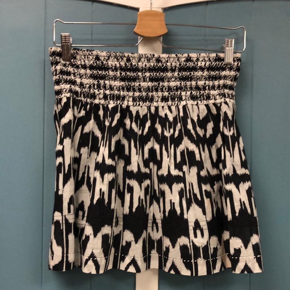 Burrale Surrale Women’s pleated  black and white mini‎ Skirt juniors size L